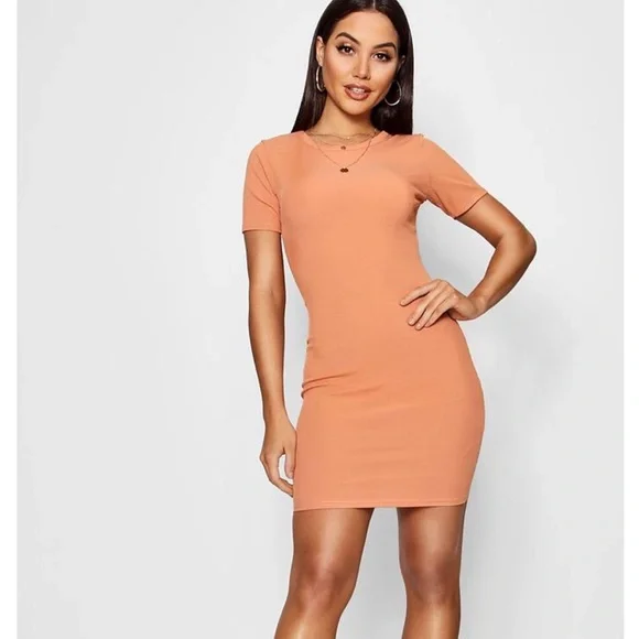 bodycon half sleeve dress Women's White Bodycon Dress Mini